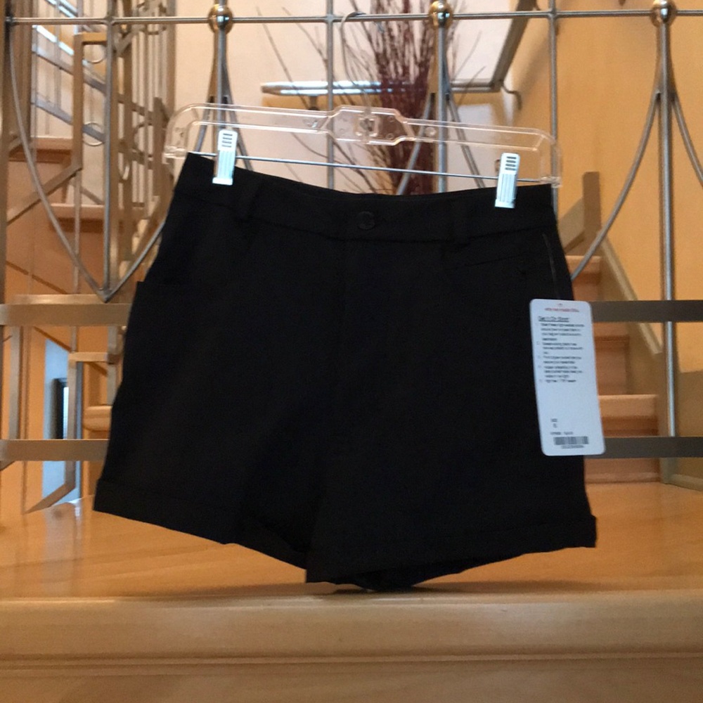 Black lululemon shorts